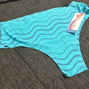NWT Size Medium Cheek Boss Blue Wave Panty